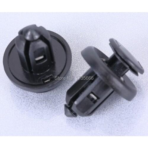 100 Bumper Clips Push- Type Retainer W /Metal Insert Fit For Honda Accord Civic Crv Element 91505-S9A-003