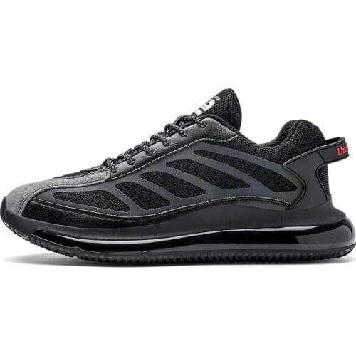 2021 Mens Sneakers Breathable Mesh Outdoor Walking Jogging Sport Shoes Damping Flats Training Running Shoes Zapatos De Hombre