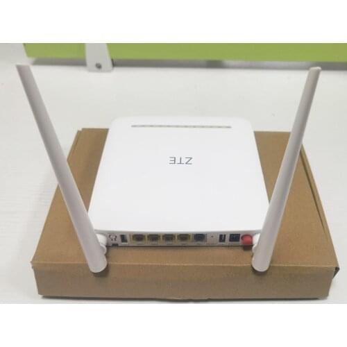 3PCS New Original ZTE ZXA10 F670L Gpon ONU 4GE+1POTS+USB+WIFI 2.4&5G English Firmware FTTH Fiber Optical Terminal ONT