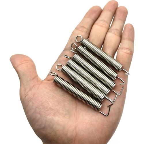 30pcs Electric Guitar Tremolo Spring for ST Guitar Noiseless Tremolo Bridge Springs Parts Accessories Replacement Nickel Plated