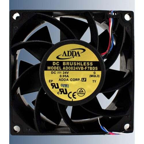 8038 DC24V 0.95A AD0824VB-F7BDS ant S9 cooling fan 6 Month Warranty