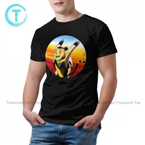 Avatar The Last Airbender T-Shirt Basic Casual Cotton T Shirt Print Short Sleeves Tshirt Mens Big