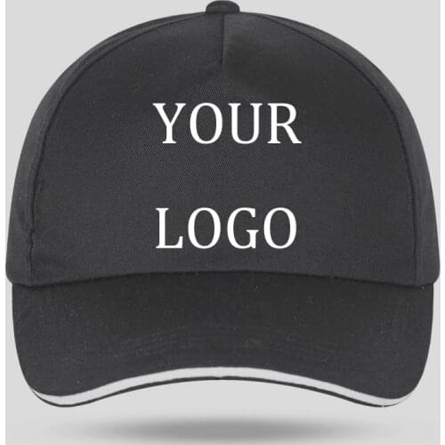 YOUR LOGO personalized customized DIY Printed Hot sale Mens Baseball Caps Casual hip hop Cotton Women trucker cap Velcro hat