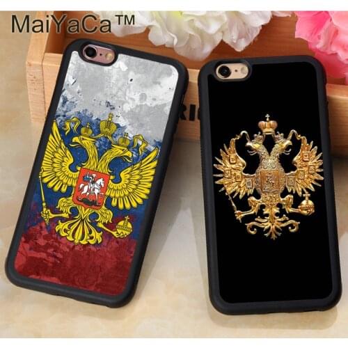 MaiYaCa Russian Flag coat of arms Logo Case For iphone 12 mini 11 Pro MAX X XR XS MAX SE 2020 6S 7 8 Plus 5S Cover