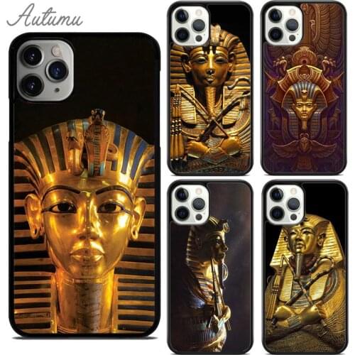 Egypt Egyptian Pharaoh Phone Case for iPhone 11 12 Pro Max mini X XR XS SE 2020 5 6S 7 8 Plus Samsung Galaxy S9 S10 Cover shell
