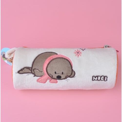 White Color Seal Plush Toy Pencil Case, Kids Child Coin Bag Gift Free Shipping