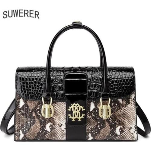 Fashion Women bags 2021 womens brand Snake pattern PVC handbag Luxury Large Capacity Designer Lady Top-Handle Bags Female bag