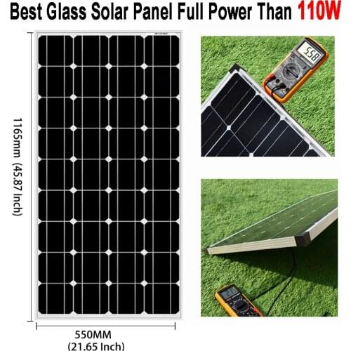 Monocrystalline Solar Panel for 12V Solar Battery Charge 36 Solar Cell Home Solar Kit 100W Solar Panels