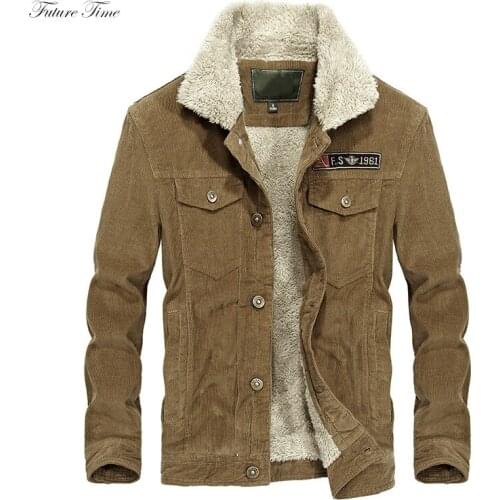 Men Jacket Plus Size M-3XL Military Jacket and Coats for Winter Brand Clothing Thick Warm Casual Autumn Mens Coats Outwear C1603