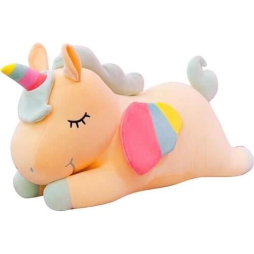 Soft unicorn Plush Toy cute Antistress toys Baby Sleeping Pillow Doll Animal Stuffed Plush Toy Birthday Gifts for Girls Children