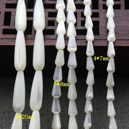 Natural shell mother-of-pearl lady popular drop beads beads jewelry handmade DIY necklace bracelet earrings jewelry accessories