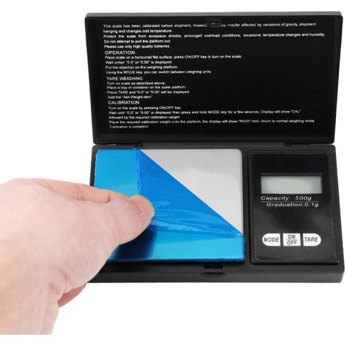 Mini Portable High Precision LED Digital Pocket Electronic Scale Gold Silver Diamond Jewelry 100g/500g/1000g Scale