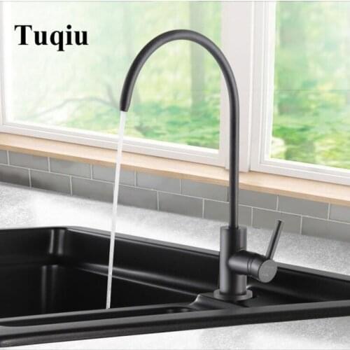 Vidric Durable Simple Kitchen Faucet Basin Sink Tap Single Lever Cold Water Direct drinking faucet Excellent Quality black