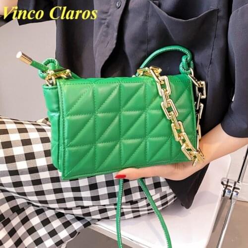 Luxury Brand Purses and Handbags Designer Thick Chains Shoulder Bag Square Large Clutch Bag Fashion Crossbody Bags Women 2021