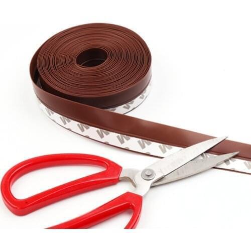 New 5M Self Adhesive Door Seal Strip Weather Strip Silicone Soundproofing Strip Width 35MM Window Seal Draught Dust Insect Door
