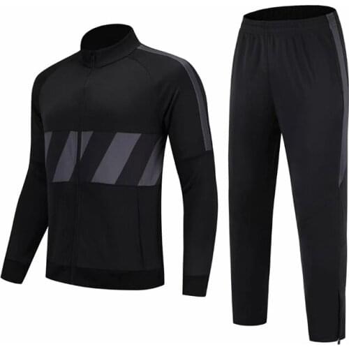 2019 Sport jacket pants new arrived men sport tracksuits soccer football running winter clothes training suits kids uniforms