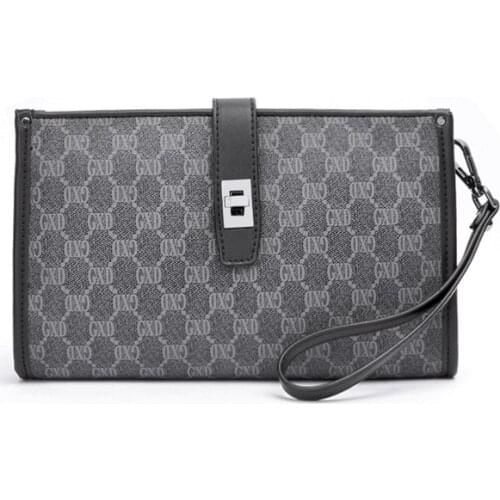 Clutch Bag for Men With Hand Strap Fashion Designer Soft Large Capacity Luxury Handbag Shoulder Bag Business Mens Clutch Bag