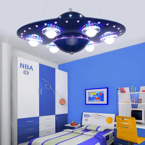UFO Chandelier Light For Kids Room Light Fixture Baby Room Light Children Bedroom Lighting Kids Lamps For Bedroom Chandelier Kid