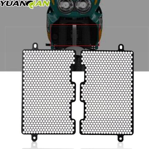 Motorcycle Radiator Guard Grille Protector Oil Cooler Cover For Honda XRV650 XRV 650 XRV750 Africa Twin RD03 XRV 750 RD07 RD07A