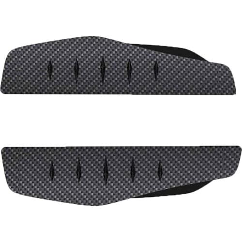 Mirror Rain Visor Smoke Guard Carbon Fiber Rear View Side Mirror Rain Eyebrow Cover for Car,Truck,SUV