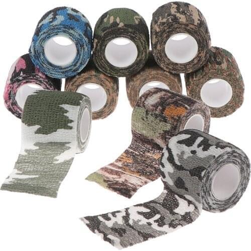 1Pc Outdoor Camo Gun Hunting Waterproof Camping Camouflage Stealth Duct Tape