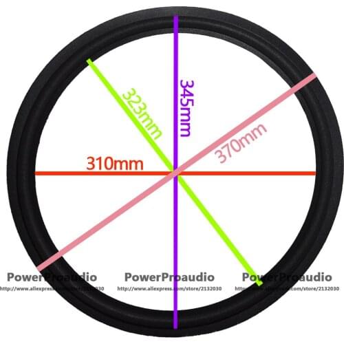 15 inch Repair woofer Foam Surrounds For Speaker 370mm 345mm 323mm 310mm