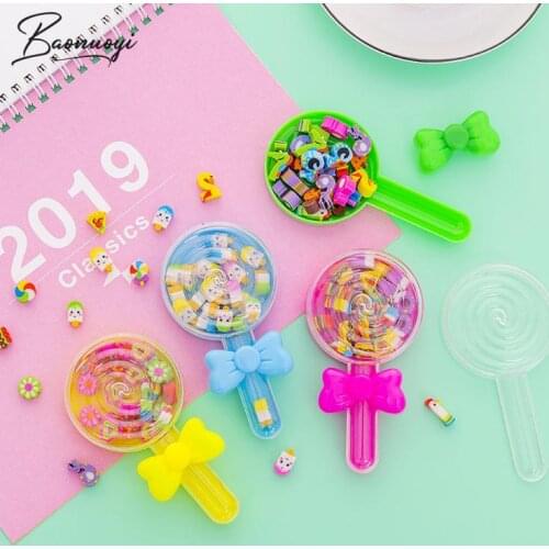 24Pcs/Set Novelty Small Fruit Number Shape Eraser Rubber Eraser Primary School Student Promotional Gift Stationery Tools