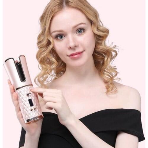 3Set/Lot Curling Iron Automatic Wireless Charging Straight/Curly Hair Comb USB Hair Straightener Splint Styling Tools HA2110