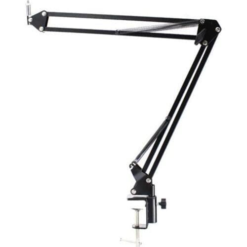 Recording Webcam Holder Stand Clip Mic Adjustable Suspension Boom Table Bracket with Shock Holder Mount for Webcam