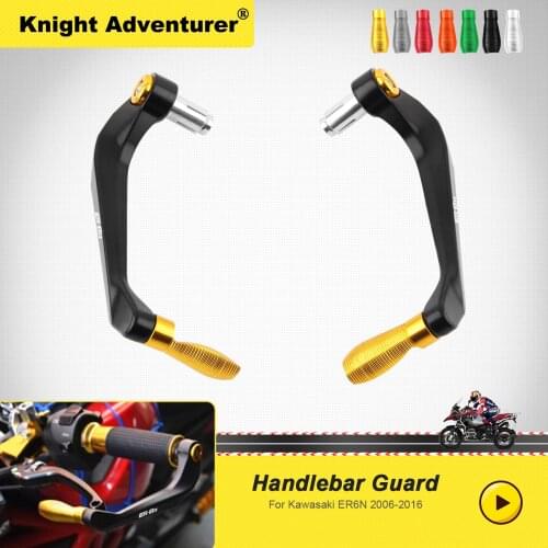 For Kawasaki ER6N ER 6N er6n 2006-2016 Motocycle Handlebar Handle grips Bar Ends + Brake Clutch Levers Guard Protector
