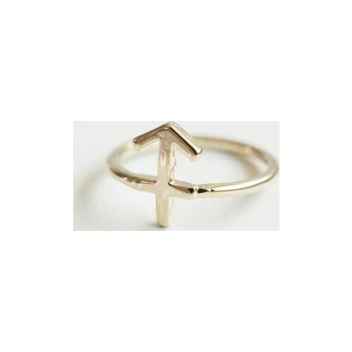 Fashion Trendy Cute arrow ring Cross arrow ring Directional symbol ring For Women Wholesale 30pcs/Lot