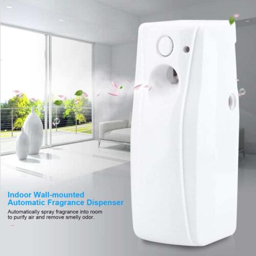 Wall-mounted Automatic Indoor Air Freshener Fragrance Aerosol Spray Dispenser with Light Sensor Air Perfume Dispenser Machine