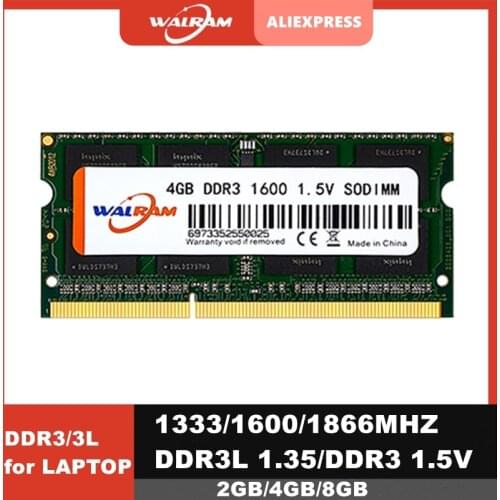 WALRAM memoria ram ddr3 8gb 1600mhz 4 gb intel ddr3 ecc reg 4GB 1333 1866 Memoria Ram For Laptop Dimm memoria ram Notebook