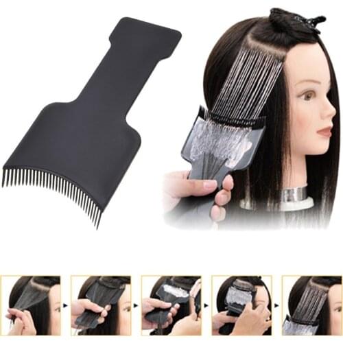 Professional Salon Hair Coloring Dyeing Applicator Brush Comb DIY Dispensing Tinting Highlighting Board Pro Salon Styling Tool