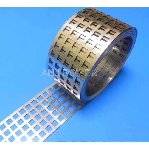 18650 battery 6P pure nickel belt Electric motorcycle and EV battery busbar connect the nickel tape Cell spacing 20.2mm T0.25mm