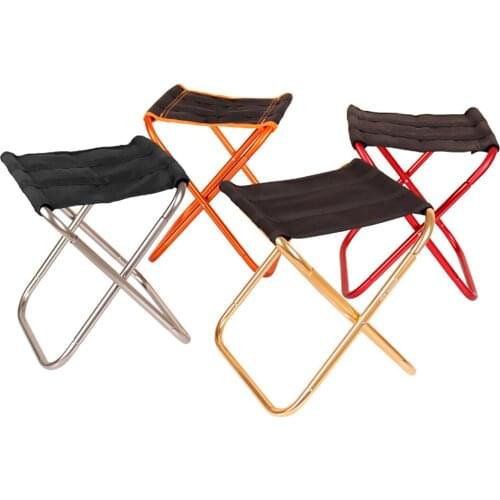 Folding Fishing Chair Lightweight Picnic Camping Chair Foldable Aluminium Cloth Outdoor Portable Easy To Carry Outdoor Furniture