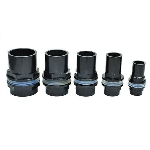 5pcs/Lot Aquarium Pipe Connector Water Joint Fish Tank PVC Waterproof Connectors Water Tank Fitting Pipe 20/25/32/40/50mm