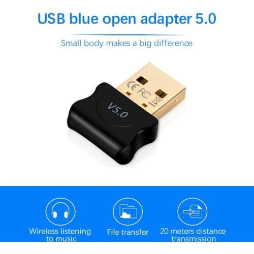 USB Bluetooth-compatible Adapters USB Wireless Computer Adapter Audio Receiver Transmitter Dongles Laptop Earphone BLE Mini Send