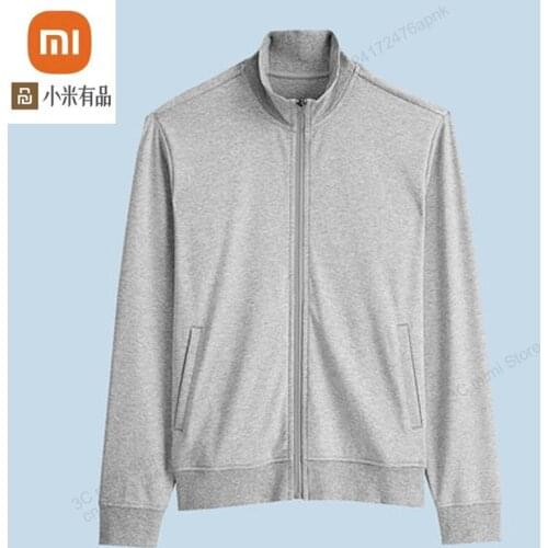 Xiaomi youpin summer sweater mens cardigan mens sweater trend loose water soft cotton air conditioning room jacket smart home