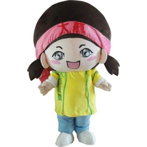 Girl Mascot Costume Suits Cosplay Party Game Dress High Quality Cartoon Character Clothing Carnival Halloween Xmas Easter Adults