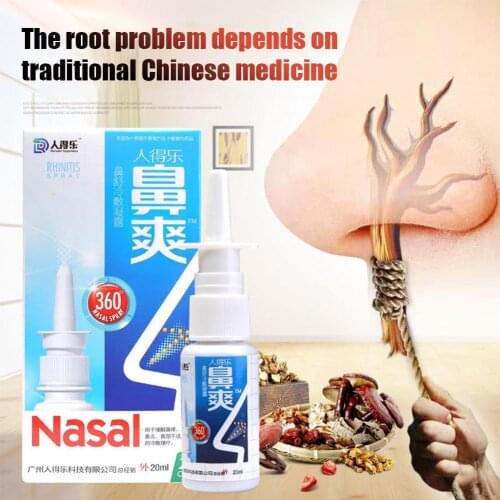 1pc Nasal Sprays Chronic Rhinitis Sinusitis Spray Chinese Nose Treatment Patches Rhinitis Spray Care Medical Traditional He G8B7
