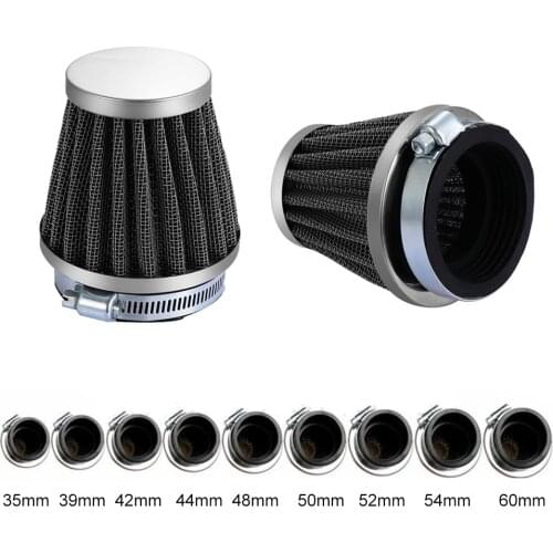 1pc Universal Motorcycle Air Filter Cleaner ATV Pit Dirt Bike Motorbike Replacement Parts 35MM - 60MM