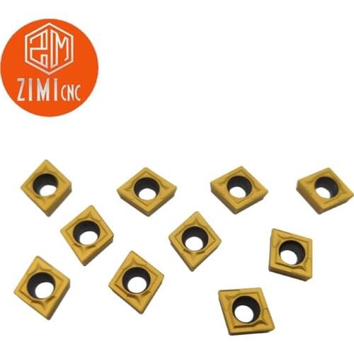 10PCS CCMT060204 US735 carbide insert for internal tool turning tool for metal CNC machine cutting tools