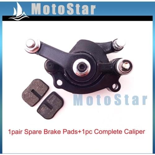 2 Stroke Minimoto Rear Disc Disk Brake Caliper Pads For 43cc 47cc 49cc Chinese Minimoto Dirt Pocket Bike Kids Quad ATV 4 Wheeler