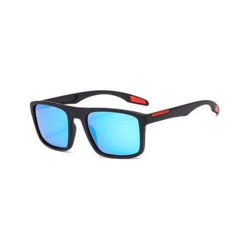 2020 Unique Sports Square Polarized Cycling Sunglasses for Driving Plastic Mirror Glasses