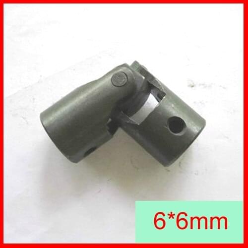 5pcs/lot 6mm to 6mm Precision small cardan joint,6x6mm Cross Universal joint couplings,6mm ID 12mm OD 34mm length