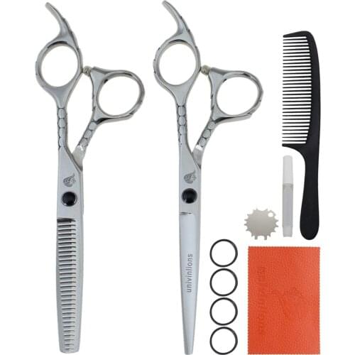6" Professional Salon Hair Scissors Hairdresser Kit Cheap Hairdressing Scissors Thinning Shears Barber Haircut Tijeras Ciseaux