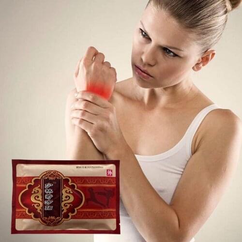 8Pcs/Bag Ganoderma lucidum Pain Relief Patch Orthopedic Plaster back neck Analgesic patches Rheumatic Arthritis healing