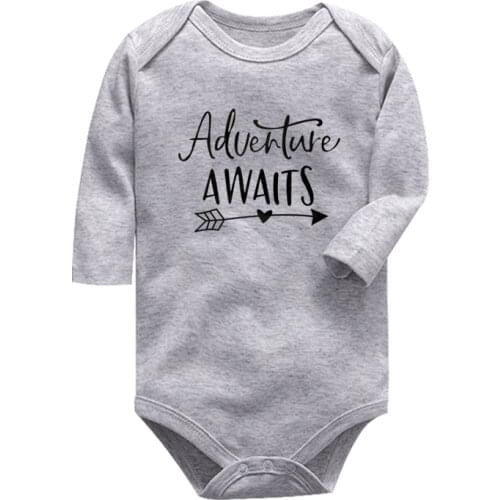 Baby Boy Girl long Sleeve bodysuit unisex Newborn body clothes Spring Autumn costume infant Bodysuits set kids letter Clothing