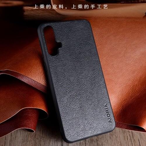 Case for Huawei Nova 5 Pro funda luxury Vintage Leather skin capa Slot phone cover for huawei nova 5 Pro case coque